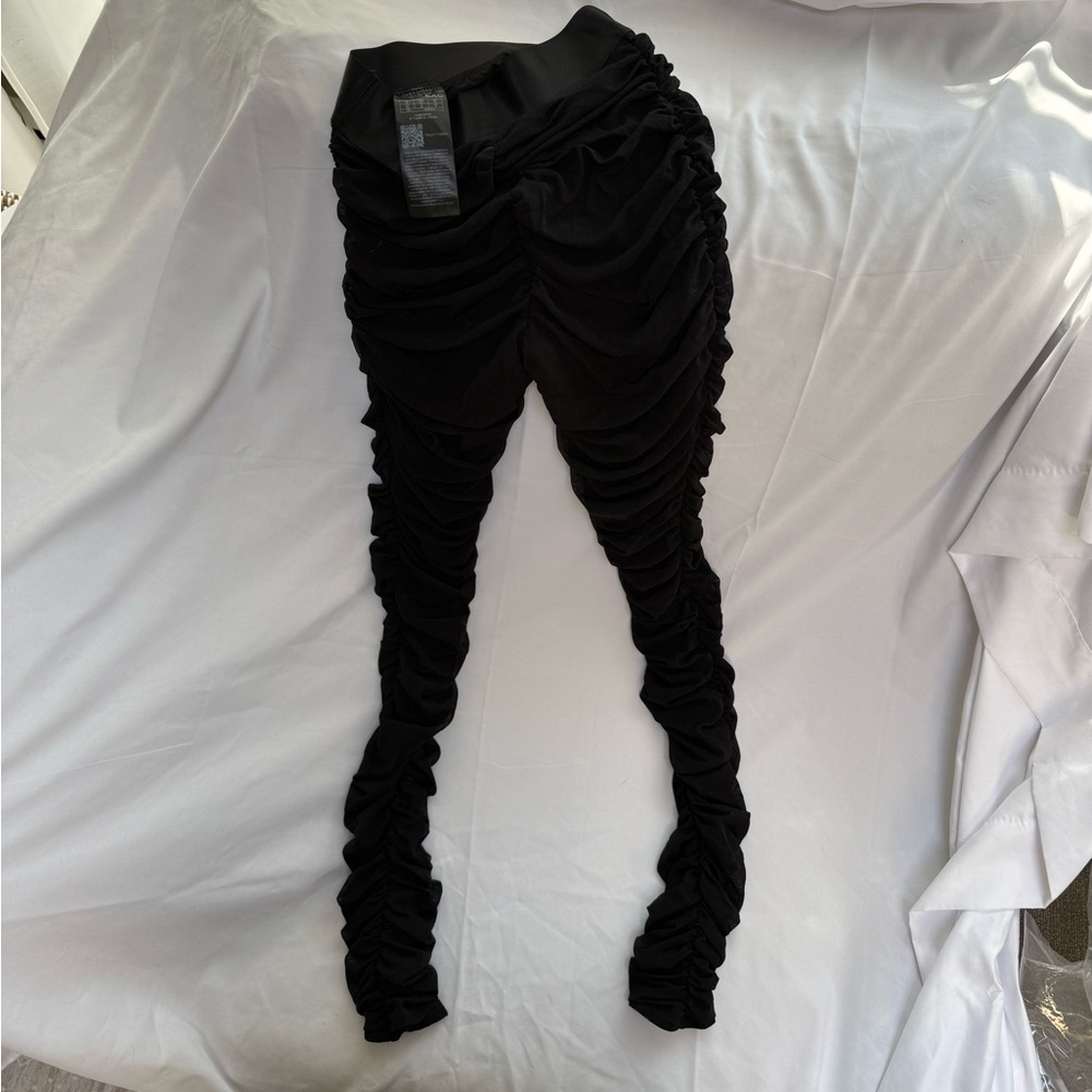 Marciano Black Ruched Leggings